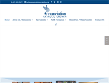 Tablet Screenshot of annunciationorlando.org